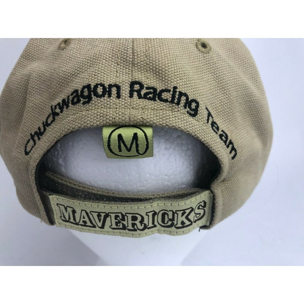 Maverick Chuckwagon Racing Team Hat Embroidered Adjustable Rodeo Brown - Picture 5 of 7